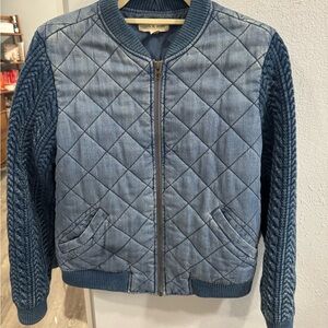 Cloth & Stone Blue and Pink Jacket